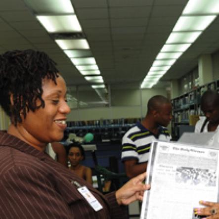Ricardo Makyn/Staff Photographer.
Rising Star Finalist visit the Gleaner on Monday 13.7.2009.
