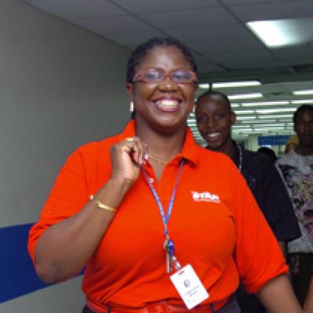 Peta-Gaye Clachar/Staff Photographer
2009 Rising Star contestants tour the Gleaner Company facilities on Monday, July 13, 2009.