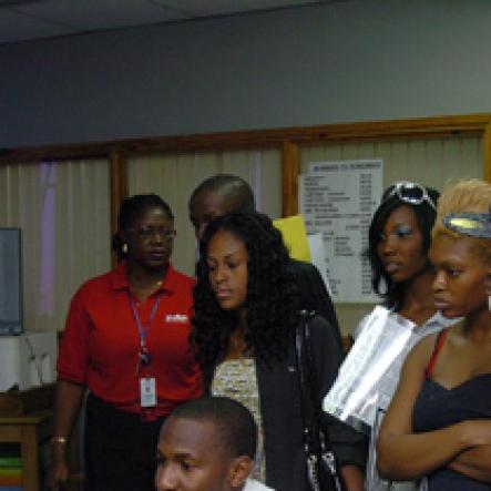 Peta-Gaye Clachar/Staff Photographer
2009 Rising Star contestants tour the Gleaner Company facilities on Monday, July 13, 2009.