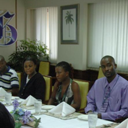 Peta-Gaye Clachar/Staff Photographer
2009 Rising Star contestants tour the Gleaner Company facilities on Monday, July 13, 2009.