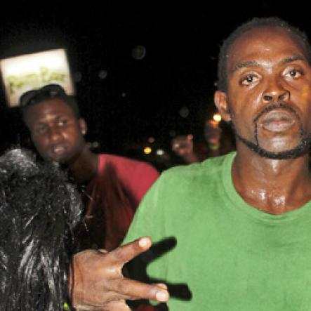 Anthony Minott/Freelance Photographer 
This man was well prepared for the party during Rumbar Chug it Sugarman's Beach, Hellshire in Portmore, St Catherine on Sunday, September 16, 2012.