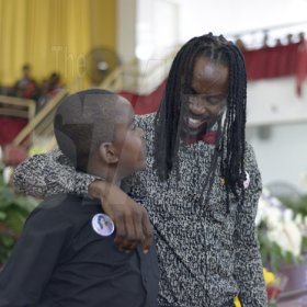 Gladstone Taylor/ Photographer

Sakani Nesbeth (son) and Greg Nesbeth (husband)

funeral service for the life of Annmarie Elliott-Nesbeth held at the new life assembly of God in kingston on saturday march 12, 2016
