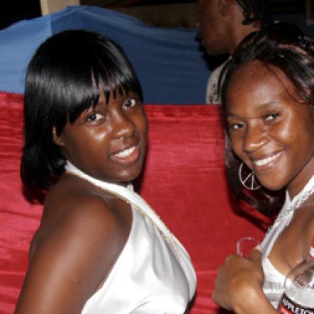 Anthony Minott/Freelance Photographer
The Skintasy girls strikes a pose during 'Skintasy Chic', wet & wild beach party held at the Boardwalk Beach in hellshire on Sunday, July 25, 2010.