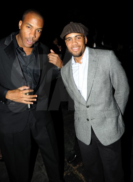 Rudolph Brown/Photographer
Matthew Lee,(left) and Dane Patterson at Smirnoff Exclusive at Chateau Xclusive, 3 Cherry Drive, Cherry Gardens on New Years Eve Friday, December 31-2010