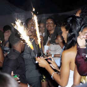 Rudolph Brown/Photographer
Party flares were very popular at Smirnoff X.Clusive at Chateau Xclusive, 3 Cherry Drive, Cherry Gardens on New Year's Eve.







 Friday, December 31-2010