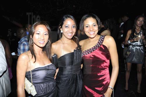 Rudolph Brown/Photographer
From left Sheryl Lyn, Bianca Nam and Robertha Miller at Smirnoff Exclusive at Chateau Xclusive, 3 Cherry Drive, Cherry Gardens on New Years Eve Friday, December 31-2010