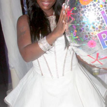 Anthony Minott/Freelance Photographer
DJ Spice pose for a photo during her birthday bash at Bayside, Portmore, St Catherine on Friday, August 6, 2010.