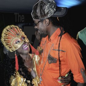 Winston Sill / Freelance Photographer
Beenie Man hugs Spice during her birthday party at Waves Beach in Portmore on Saturday.








Birthday Splash, dubbed Celebrity On The Beach, held at Waves Beach, Portmore on Saturday night August 13, 2011.