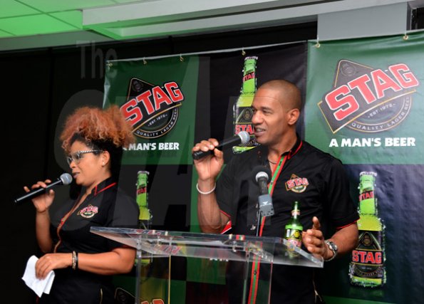 Winston Sill/Freelance Photographer
J Wray and Nephew presents the Launch of Stag Beer, held at  Wray and Nephew Head Offices, Dominica Drive, New Kingston on Monday night June 15, 2015.