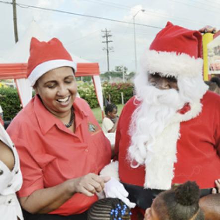 Rudolph Brown/Photographer
STAR Treat for Kids at Wray and Nephew, Spanish Town Road on Tuesday, December 11, 2012