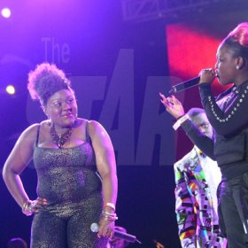 Anthony Minott

Clash artiste, Sashae (right) made 'mince meat' of her opponent