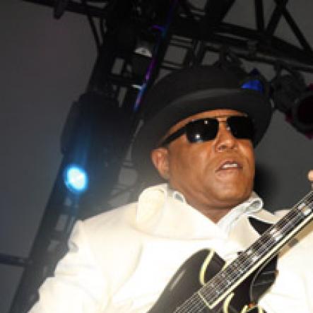 Publication: Daily Star
Photo by Noel Thompson

Tito Jackson, brother of the late King of Pop, Michael Jackson, skillfully plays his guitar and sings for the audience at Reggae Sumfest International Night Two on Saturday (July 25, 2009) in Catherine Hall, Montego Bay.