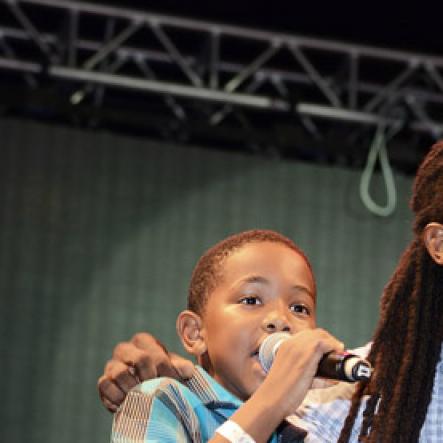 Winston Sill/Freelance Photographer
Wayne Marshall (right) and his son Giomar perform 'Stupid Money' during Tessanne Chin's Home Coming Concert on the Waterfront, Ocean Boulevard on Sunday night.




 January 12, 2014.