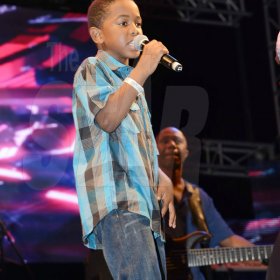 Winston Sill/Freelance Photographer
Giomar Mitchell, son of Wayne Marshall, performs his collaboration with his father, Stupid Money, on Sunday night.




 Tessanne Chin Home Coming Concert, held on the Waterfront, Ocean Boulevard on Sunday night January 12, 2014.