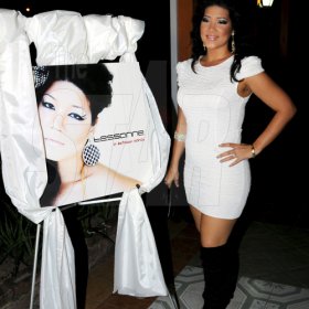 Winston Sill / Freelance Photographer
                                                                                 Tessanne Chin strikes a lovely pose for the cameras at the launch of her debut album - 'In Between Words', held at Liguanea Club, New Kingston.                                                                                                                                                                                                                                                                                                                                                                                     on Tuesday night January 4, 2011.