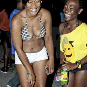Winston Sill / Freelance Photographer
Island Mas and Kirov Vodka presents the Official and Original Water Party, "The Beach in the City Edition", held at UDC Car Park, Park Boulevard, New Kingston on Sunday January 1, 2012.