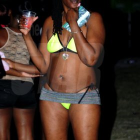 Winston Sill / Freelance Photographer
Island Mas and Kirov Vodka presents the Official and Original Water Party, "The Beach in the City Edition", held at UDC Car Park, Park Boulevard, New Kingston on Sunday January 1, 2012.