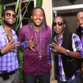 Anthony Minott/Freelance photographer                                                                                                                     International dancehall group TOK, hanging out at The STAR Awards, held at The Gleaner's Roof Garden, 7 North Street, Kingston.