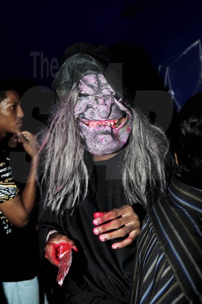 Winston Sill / Freelance Photographer
Thriller Halloween Party, held at The Quad, Trinidad Terrace, New Kingston on Saturday night October 30, 2010.