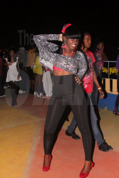 Anthony Minott/Freelance Photographer
Tights and Heels party...hot gal edition held on the roof of Lip Stick Bar, Bayside, Portmore on Saturday, December 3, 2011.