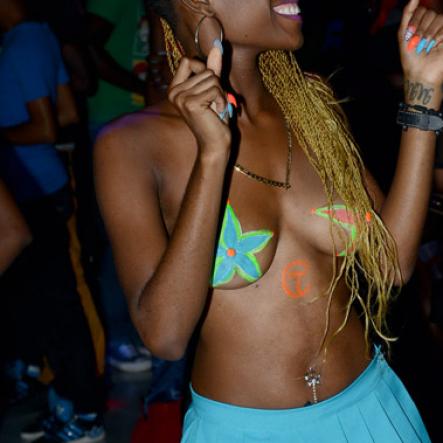 Winston Sill/Freelance Photographer
Topless Fridays Party, held at Club White Dragon, Knutsford Boulevard, New Kingston on Friday night July 4, 2014.