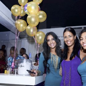 Contributed

From left:, Ramona Sirju celebrated her birthday in fine style with girl friends Tiffany Edwards and Alicia Wee Tom at Uber in New Kingston..