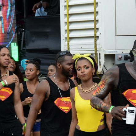 Winston Sill/Freelance Photographer
UWI Carnival Road March, on the Ring Road, UWI Mona Campus on Saturday March 14, 2015.