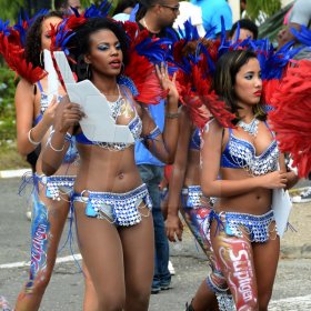 Winston Sill/Freelance Photographer
UWI Carnival Road March, on the Ring Road, UWI Mona Campus on Saturday March 14, 2015.