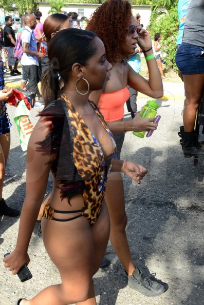 Winston Sill/Freelance Photographer
UWI Carnival Road March, on the Ring Road, UWI Mona Campus on Saturday March 14, 2015.