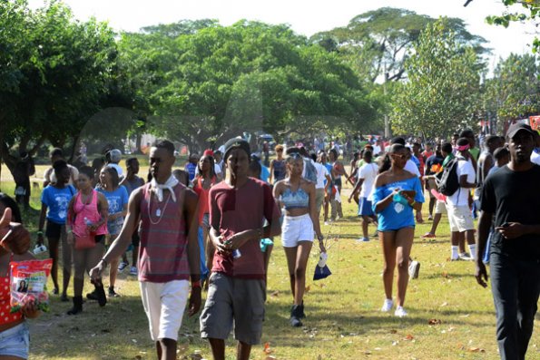 Winston Sill/Freelance Photographer
UWI Carnival Road March, on the Ring Road, UWI Mona Campus on Saturday March 14, 2015.