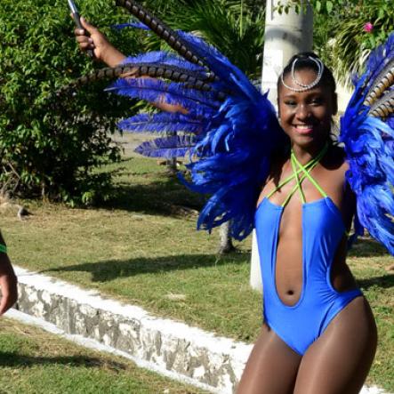 Winston Sill/Freelance Photographer
UWI Carnival Road March, on the Ring Road, UWI Mona Campus on Saturday March 14, 2015.