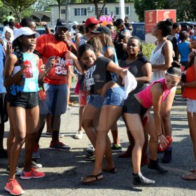 Winston Sill/Freelance Photographer
UWI Carnival Road March, on the Ring Road, UWI Mona Campus on Saturday March 14, 2015.