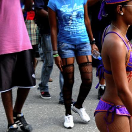 Winston Sill / Freelance Photographer
UWI Carnival Road March, held on the Ring Road UWI, Mona on Saturday March 16, 2013.