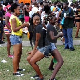 Winston Sill / Freelance Photographer
UWI Carnival Road March, held on the Ring Road UWI, Mona on Saturday March 16, 2013.