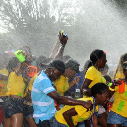 Winston Sill / Freelance Photographer
University of the West Indies (UWI) Carnival  Road Parade, with the theme "Birds of a Feather", held on the Ring Road, Mona Campus on Saturday March 19, 2011.