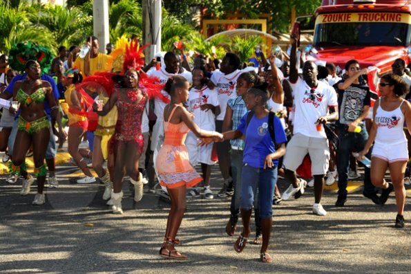 Winston Sill / Freelance Photographer
University of the West Indies (UWI) Carnival  Road Parade, with the theme "Birds of a Feather", held on the Ring Road, Mona Campus on Saturday March 19, 2011.