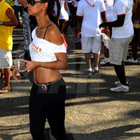 Winston Sill / Freelance Photographer
University of the West Indies (UWI) Carnival  Road Parade, with the theme "Birds of a Feather", held on the Ring Road, Mona Campus on Saturday March 19, 2011.