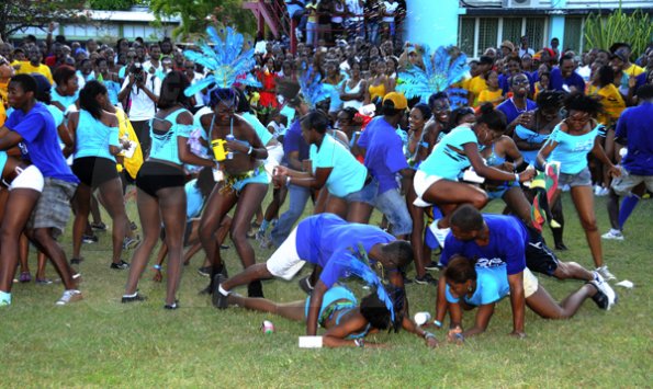 Winston Sill / Freelance Photographer
University of the West Indies (UWI) Carnival  Road Parade, with the theme "Birds of a Feather", held on the Ring Road, Mona Campus on Saturday March 19, 2011.