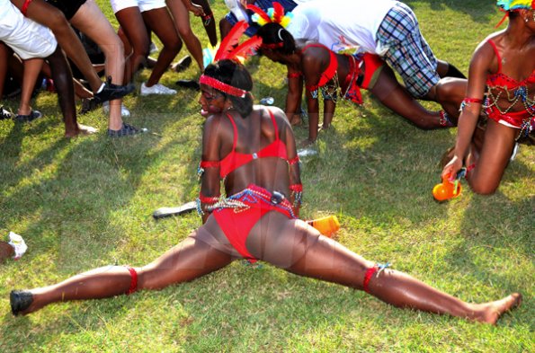 Winston Sill / Freelance Photographer
University of the West Indies (UWI) Carnival  Road Parade, with the theme "Birds of a Feather", held on the Ring Road, Mona Campus on Saturday March 19, 2011.