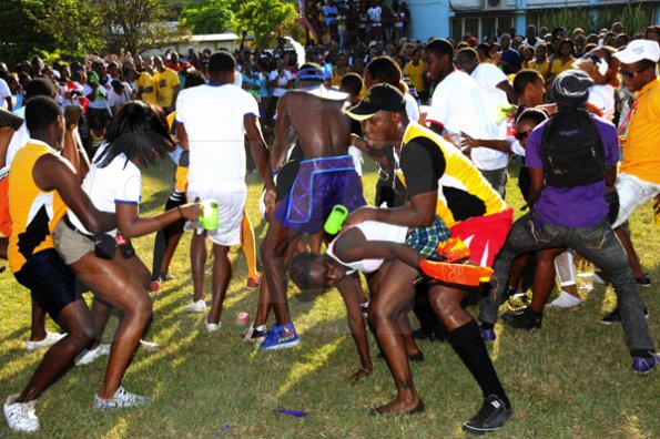 Winston Sill / Freelance Photographer
University of the West Indies (UWI) Carnival  Road Parade, with the theme "Birds of a Feather", held on the Ring Road, Mona Campus on Saturday March 19, 2011.