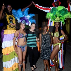 Winston Sill/Freelance Photographer
J. Wray and Nephew host Yardi Gras 2014 the annual Media Party, held at Countryside Club, Courtney Walsh Drive on Tuesday night March 18, 2014.