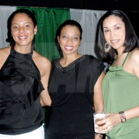 Contributed
From left; Maria Walwin and friends Cherita Angus and Jackie Boggis came out to have a good time at Yush held at the National Indoors Sports Centre on Boxing Day.



 December 26.