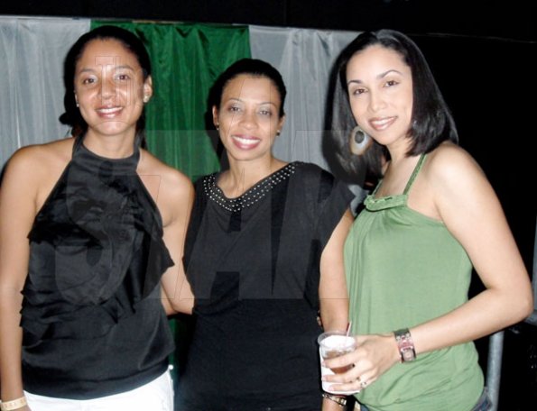 Contributed
From left; Maria Walwin and friends Cherita Angus and Jackie Boggis came out to have a good time at Yush held at the National Indoors Sports Centre on Boxing Day.



 December 26.